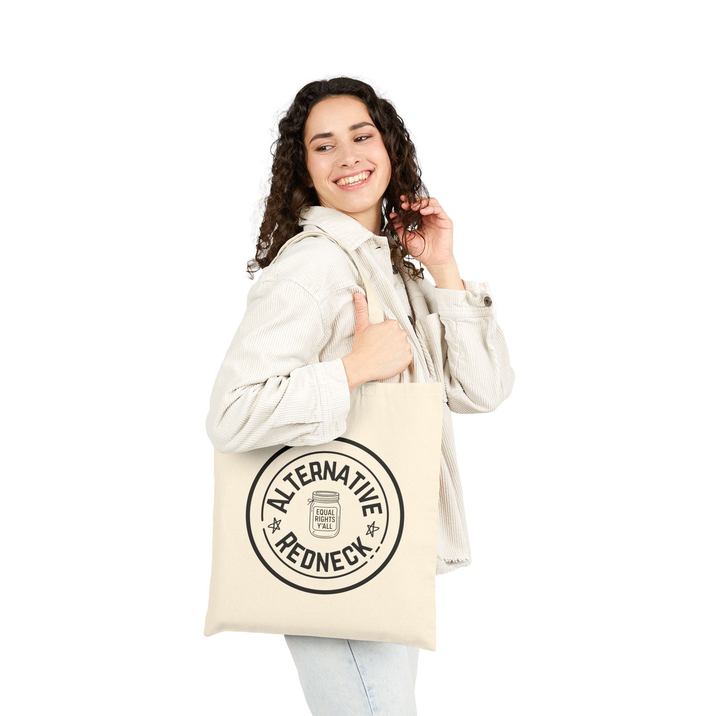 Alternative Redneck Canvas Tote – Tough, Practical, and Proudly Progressive