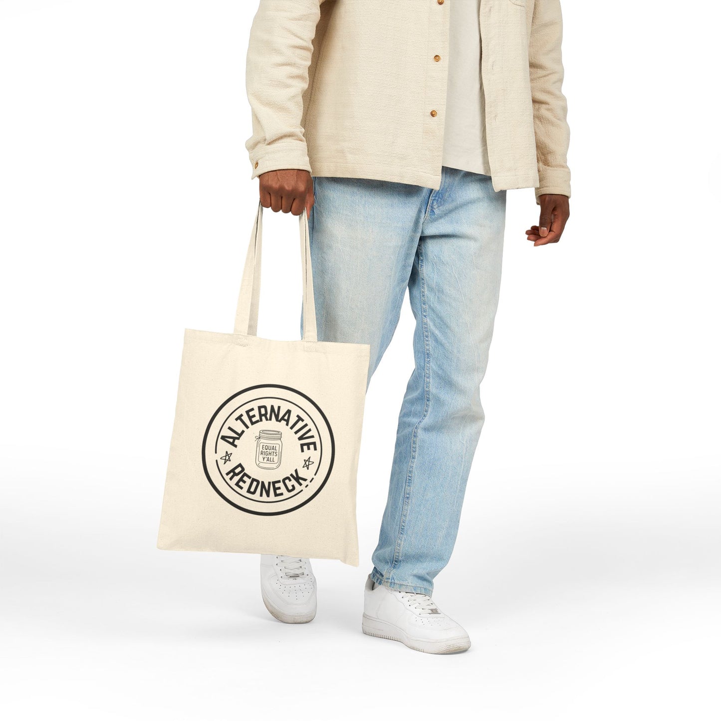 Alternative Redneck Canvas Tote – Tough, Practical, and Proudly Progressive