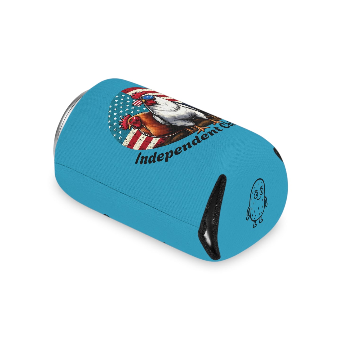 Independent Chicks Club Can Cooler – Funny Chicken Drink Sleeve (Regular & Slim