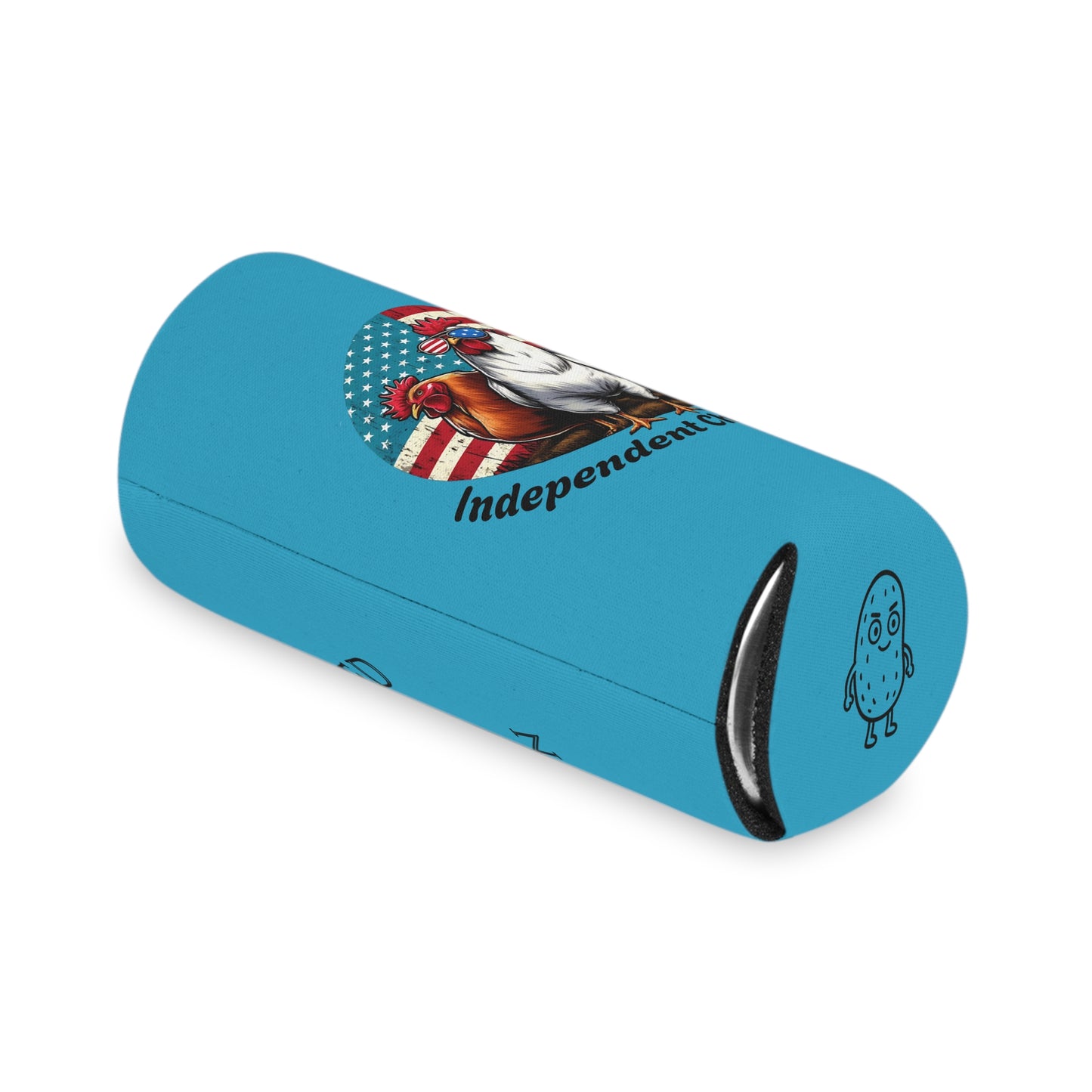 Independent Chicks Club Can Cooler – Funny Chicken Drink Sleeve (Regular & Slim
