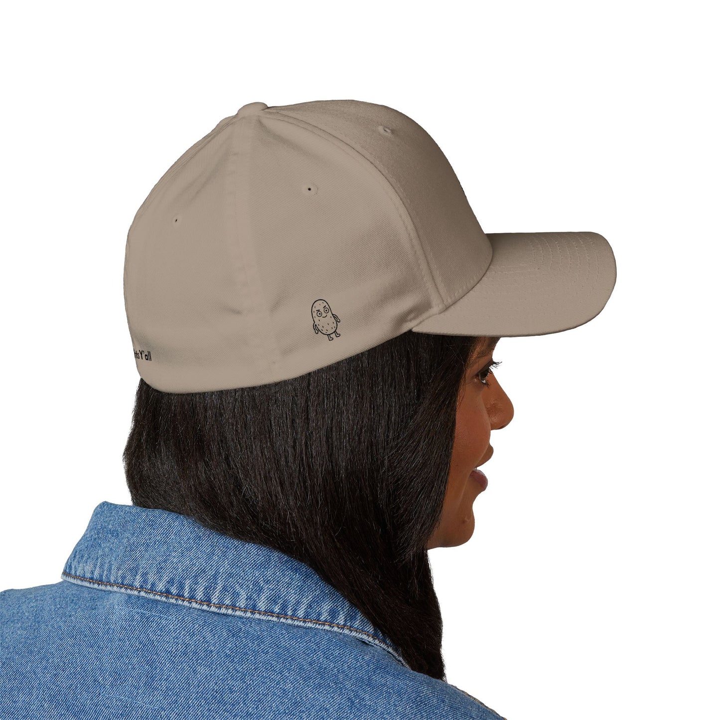 Alternative Redneck Closed-Back Cap – Multiple Color Options-Black Logo