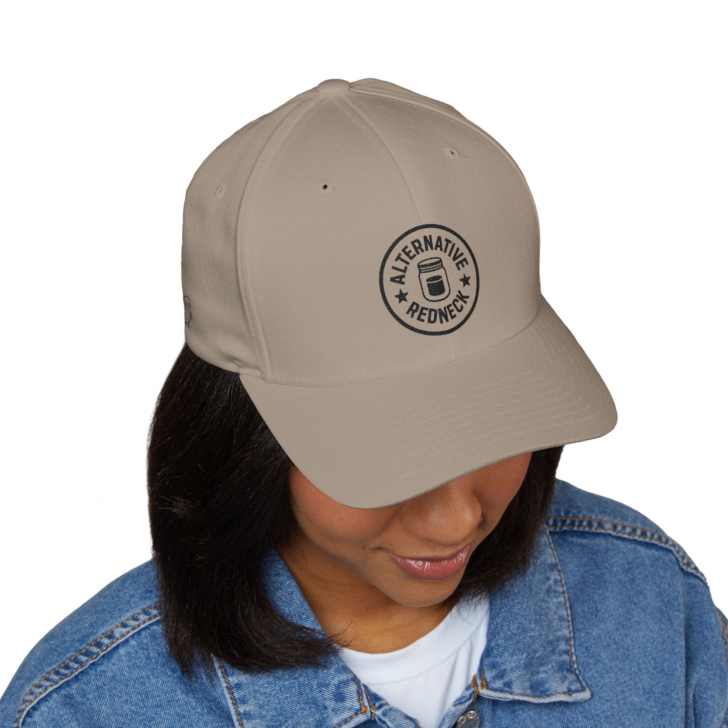 Alternative Redneck Closed-Back Cap – Multiple Color Options-Black Logo