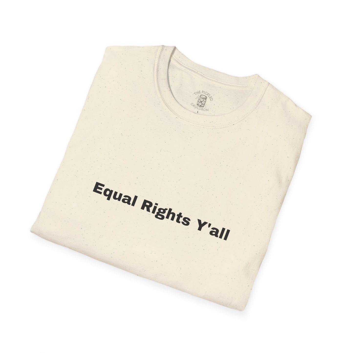Unisex T-Shirt with Alternative Redneck Logo and Equal Rights Y'all