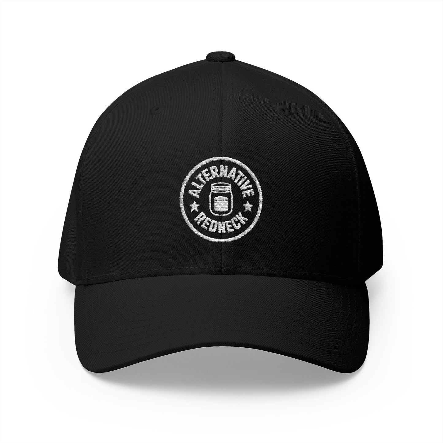 Alternative Redneck Closed-Back Cap – Multiple Color Options-White Logo
