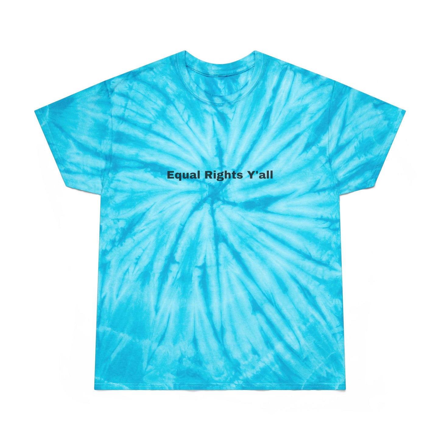 Tie-Dye Unisex T-Shirt with Alternative Redneck Logo and Equal Rights Y'all