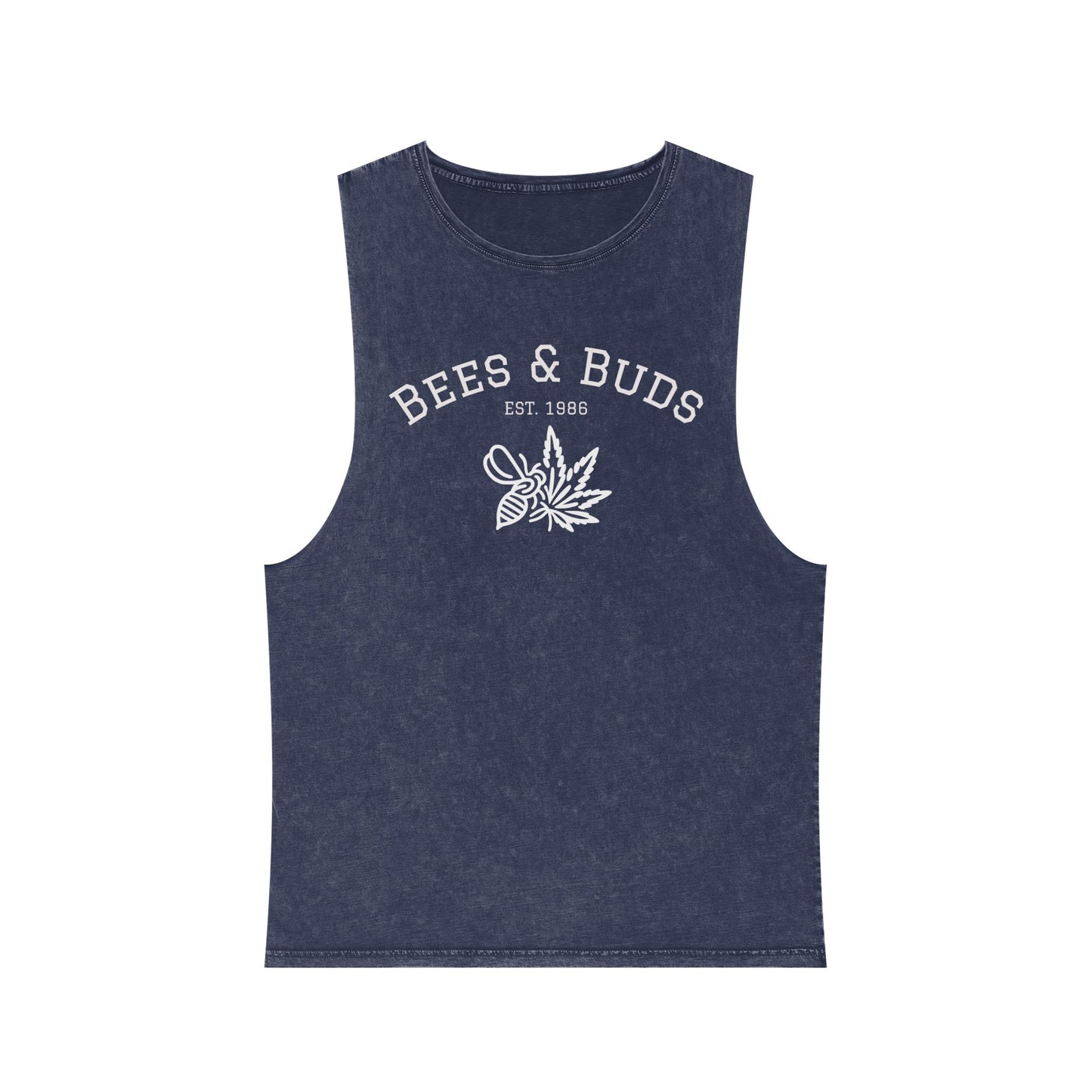 Bees & Buds Unisex Stonewash Tank