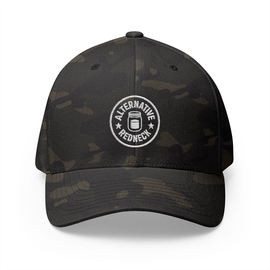 Alternative Redneck Closed-Back Cap – Multiple Color Options-White Logo