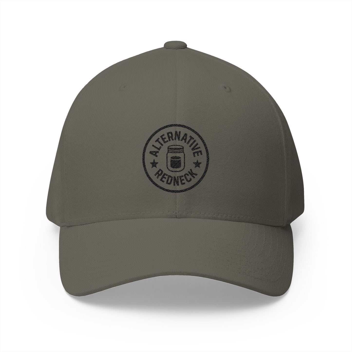 Alternative Redneck Closed-Back Cap – Multiple Color Options-Black Logo