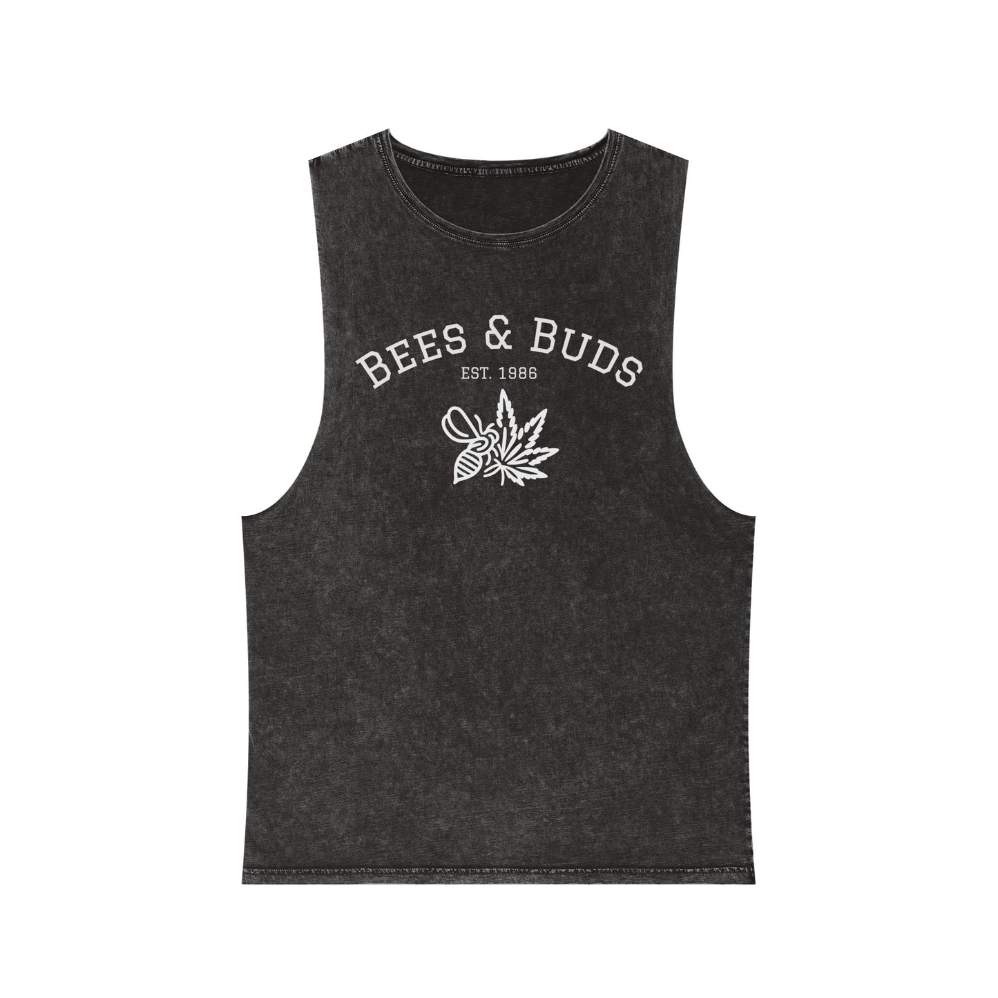 Bees & Buds Unisex Stonewash Tank