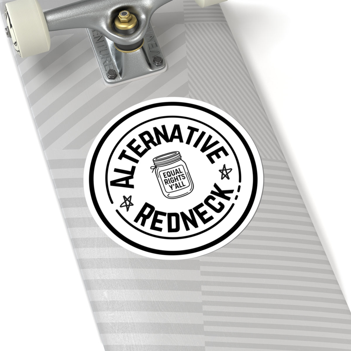 Alternative Redneck Kiss-Cut Stickers – Bold, Durable, and Full of Attitud