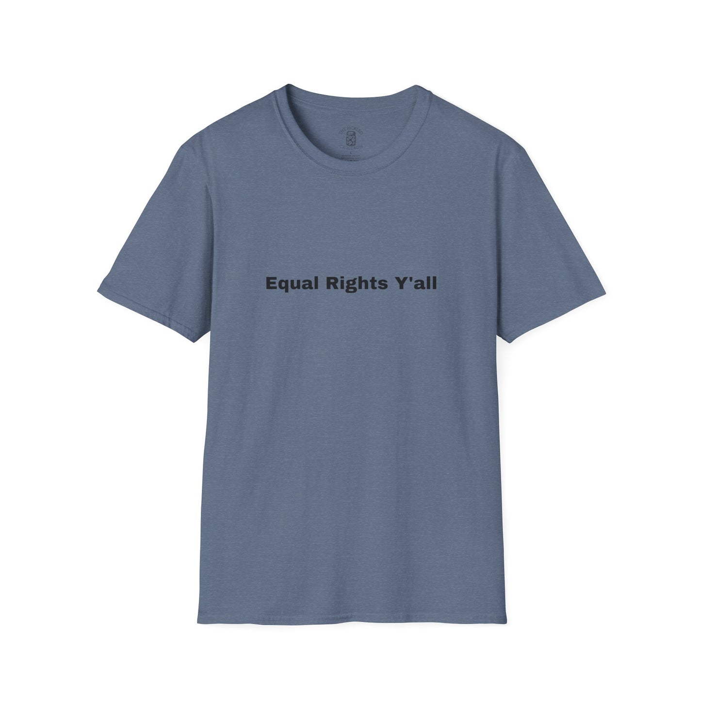 Unisex T-Shirt with Alternative Redneck Logo and Equal Rights Y'all