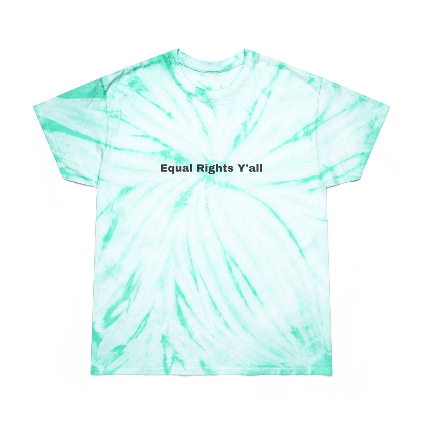 Tie-Dye Unisex T-Shirt with Alternative Redneck Logo and Equal Rights Y'all