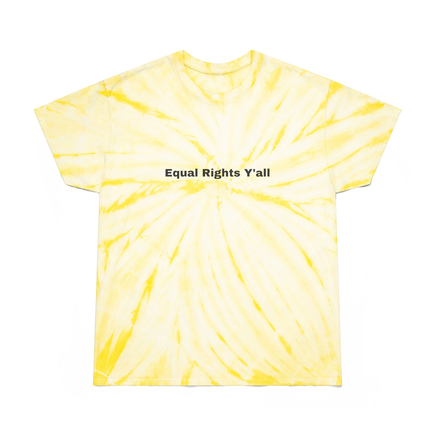 Tie-Dye Unisex T-Shirt with Alternative Redneck Logo and Equal Rights Y'all