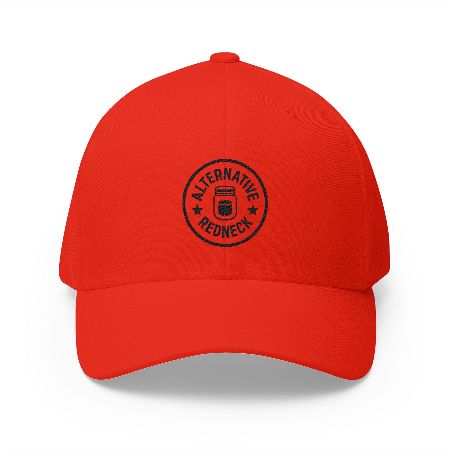 Alternative Redneck Closed-Back Cap – Multiple Color Options-Black Logo