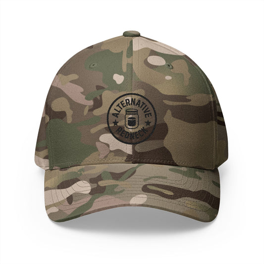 Alternative Redneck Closed-Back Cap – Multiple Color Options-Black Logo