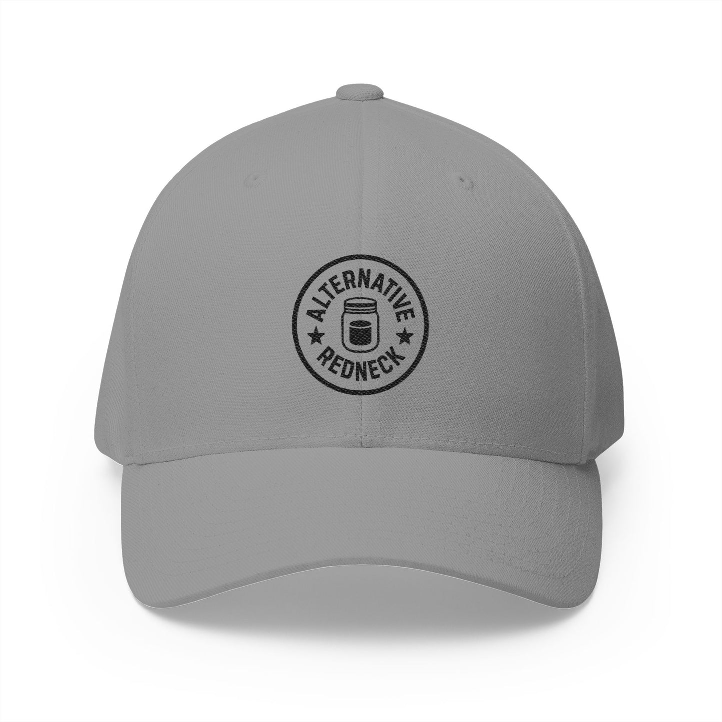 Alternative Redneck Closed-Back Cap – Multiple Color Options-Black Logo