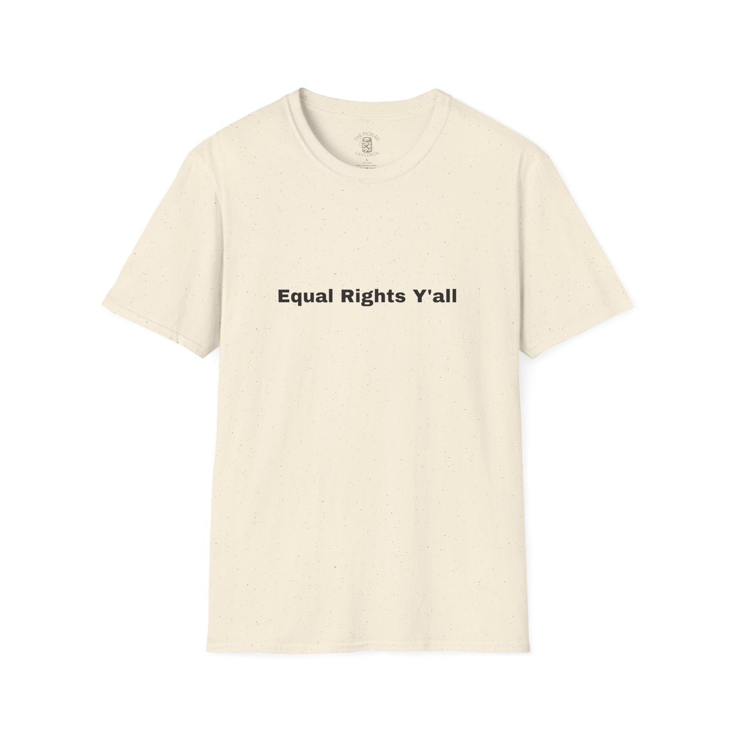 Unisex T-Shirt with Alternative Redneck Logo and Equal Rights Y'all