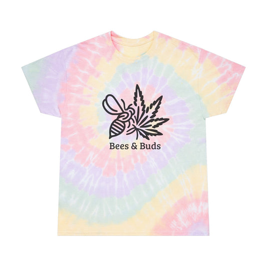🍯🌿 Bees & Buds Tie-Dye Tee