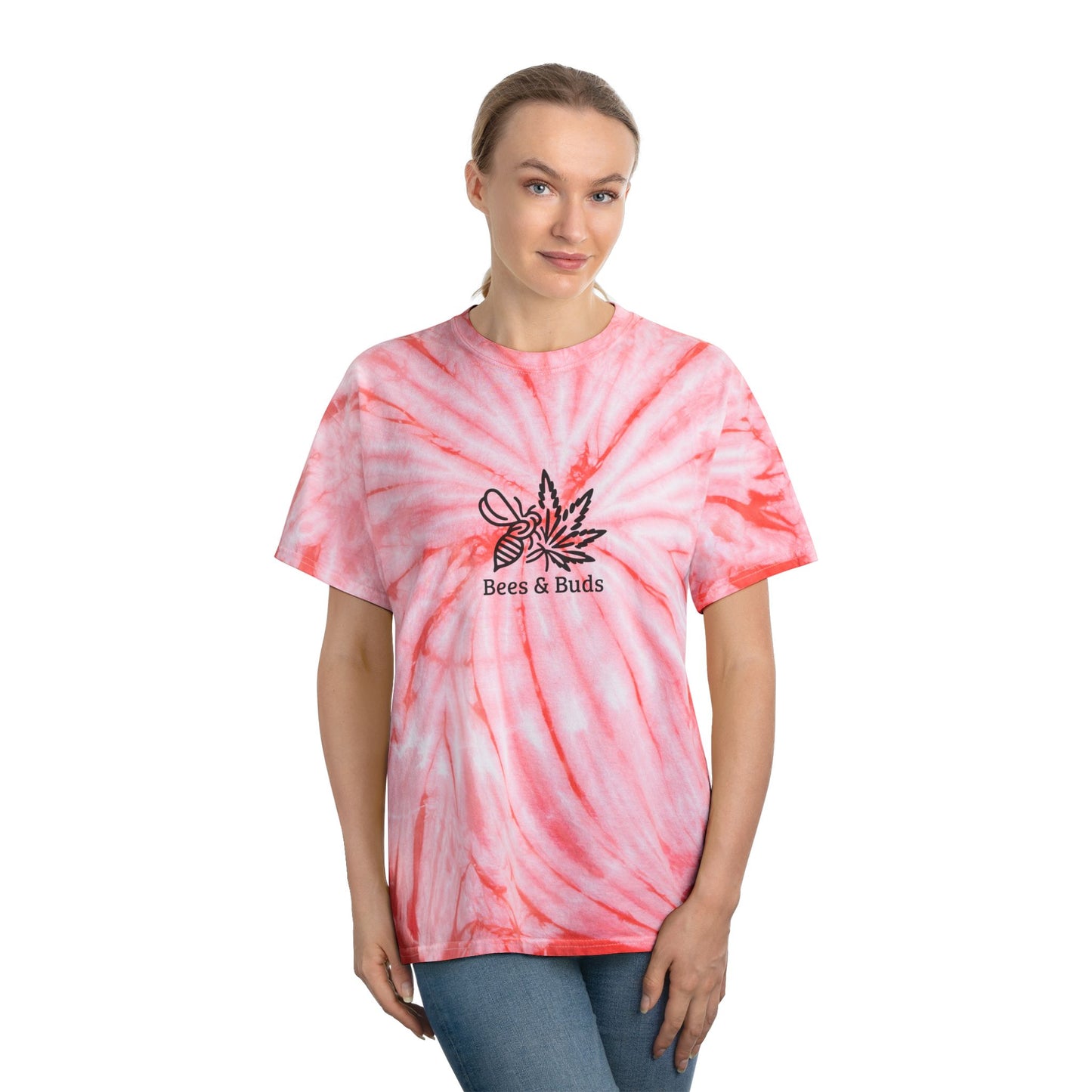 🍯🌿 Bees & Buds Tie-Dye Tee