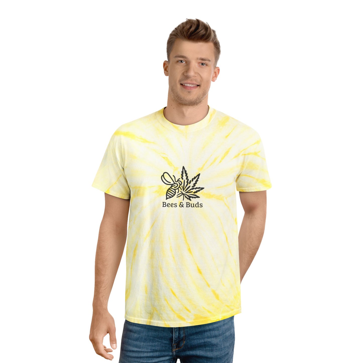🍯🌿 Bees & Buds Tie-Dye Tee