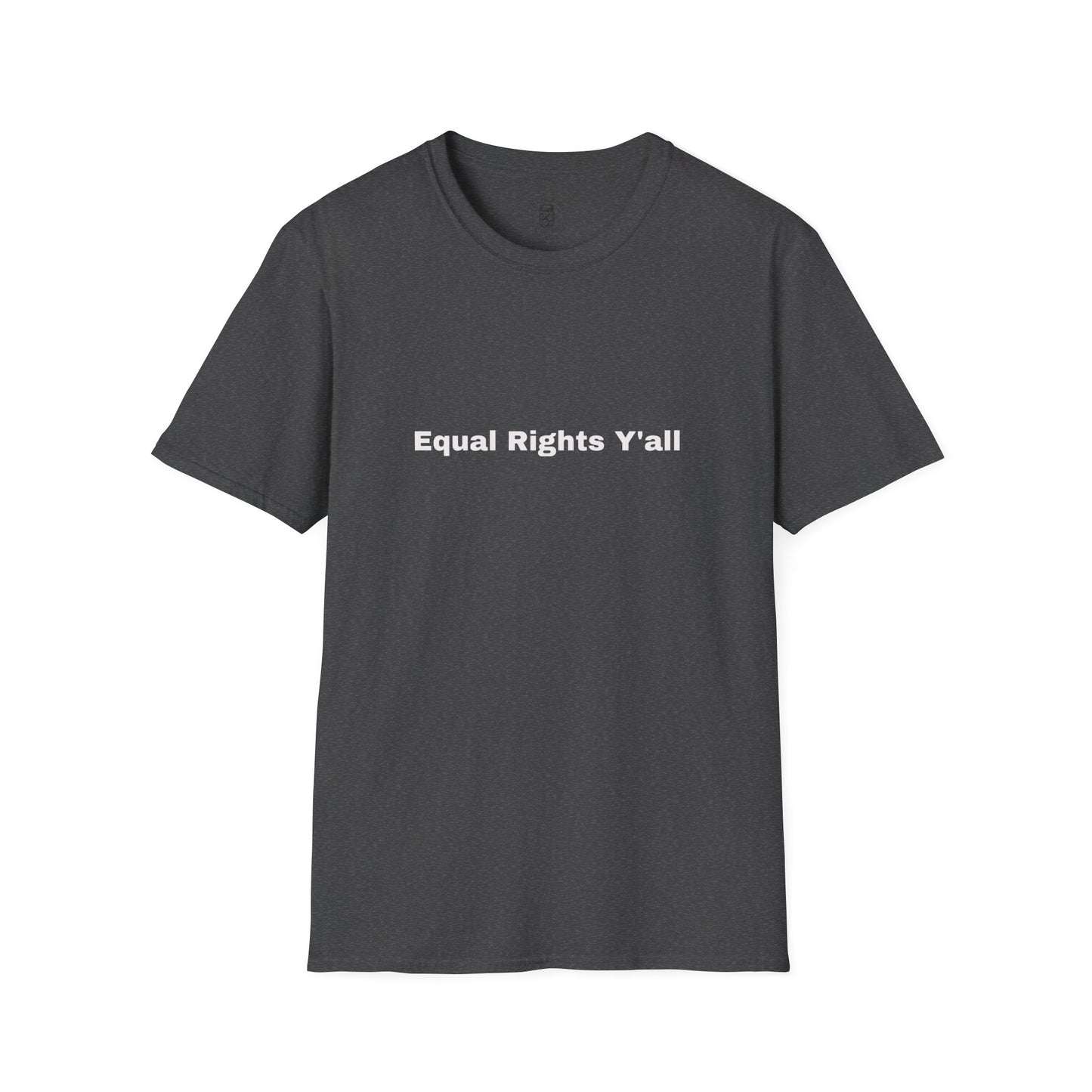Unisex T-Shirt with Alternative Redneck Logo and Equal Rights Y'all