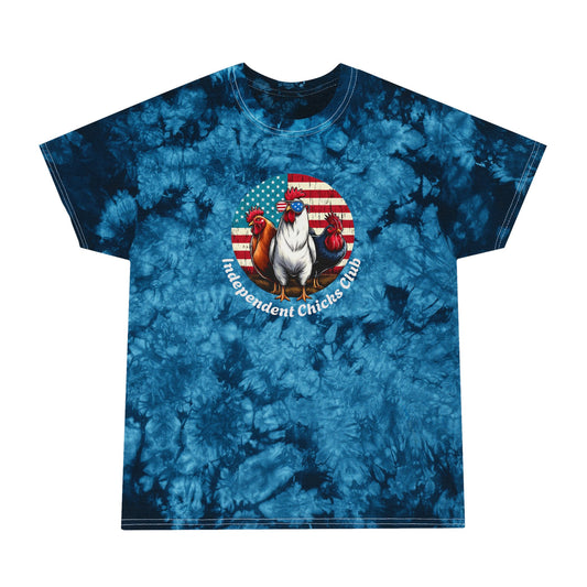 Tie-Dye "Independent Chicks Club” Tee