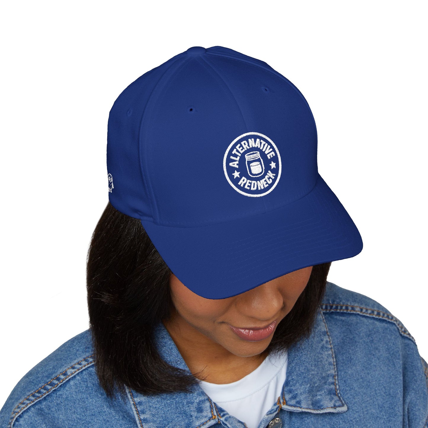 Alternative Redneck Closed-Back Cap – Multiple Color Options-White Logo